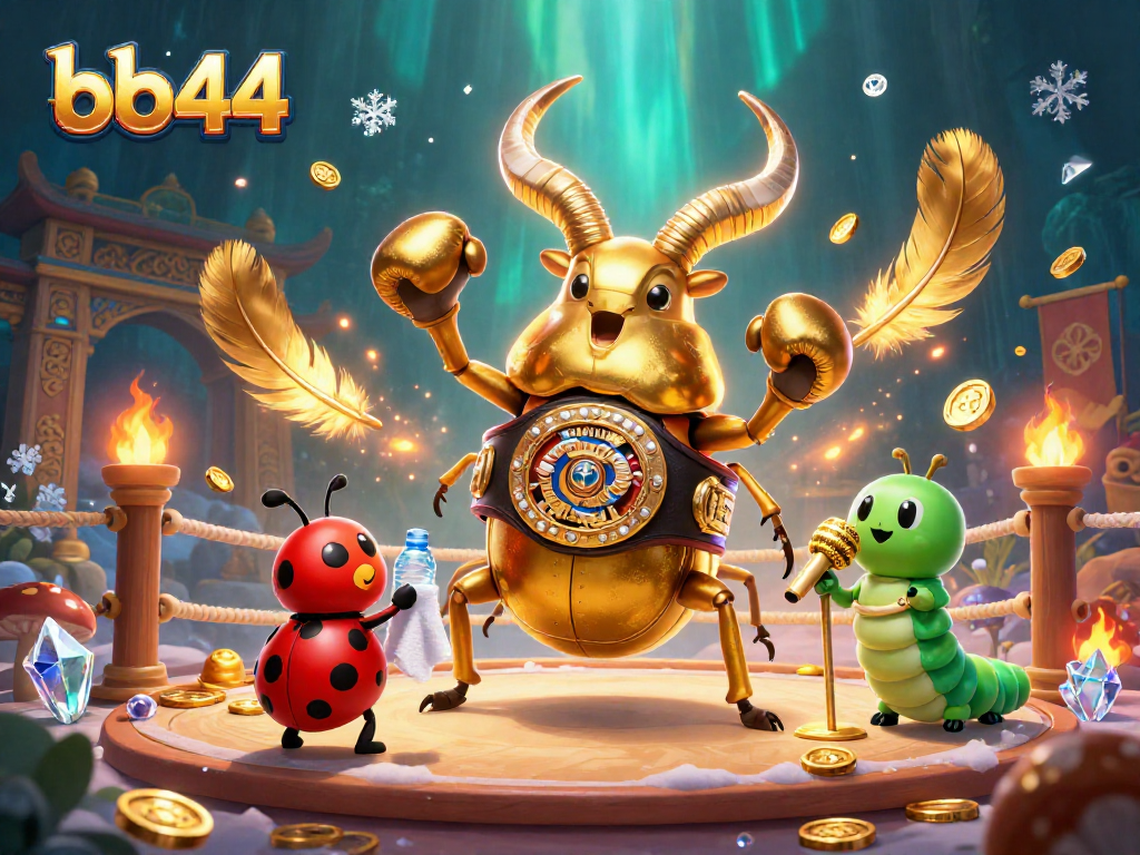 Engage with bb44's vibrant casino scene featuring dynamic characters and game elements.