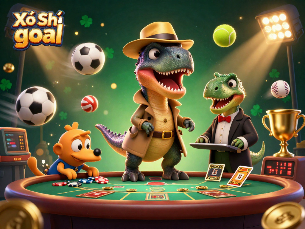 Engage in thrilling gameplay with Xổ Số goal, featuring dynamic action and lively characters.