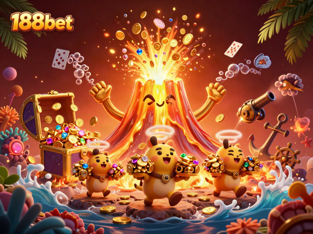Experience thrilling wins at 188bet as treasure bursts from a volcanic adventure!