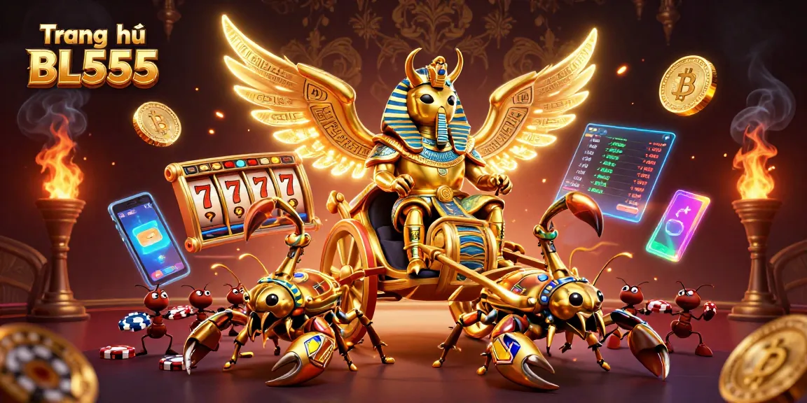Engage with the thrilling world of Trang chủ BL555 featuring vibrant elements of slot gaming and crypto.