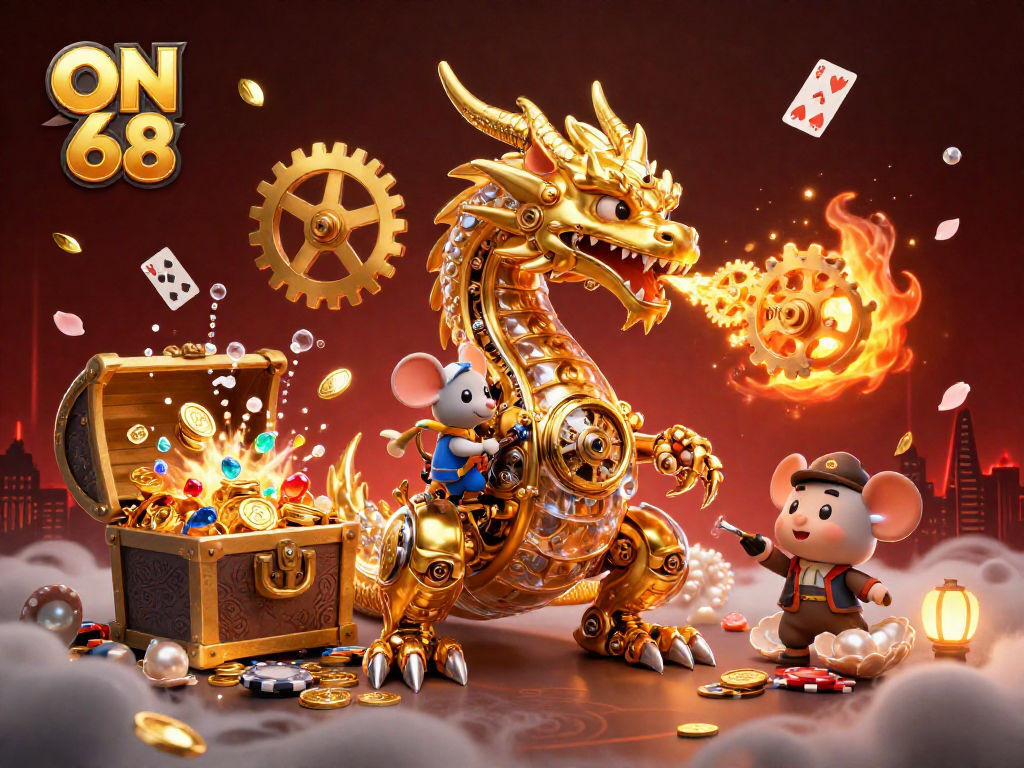 Engage in thrilling gaming adventures at ON 68 with dynamic characters and rich casino elements.