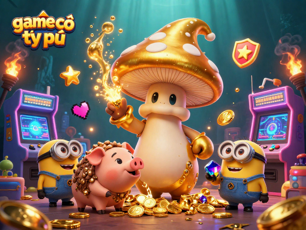 Experience game bài cờ tỷ phú with magical interactions and vibrant gaming elements in 3D.