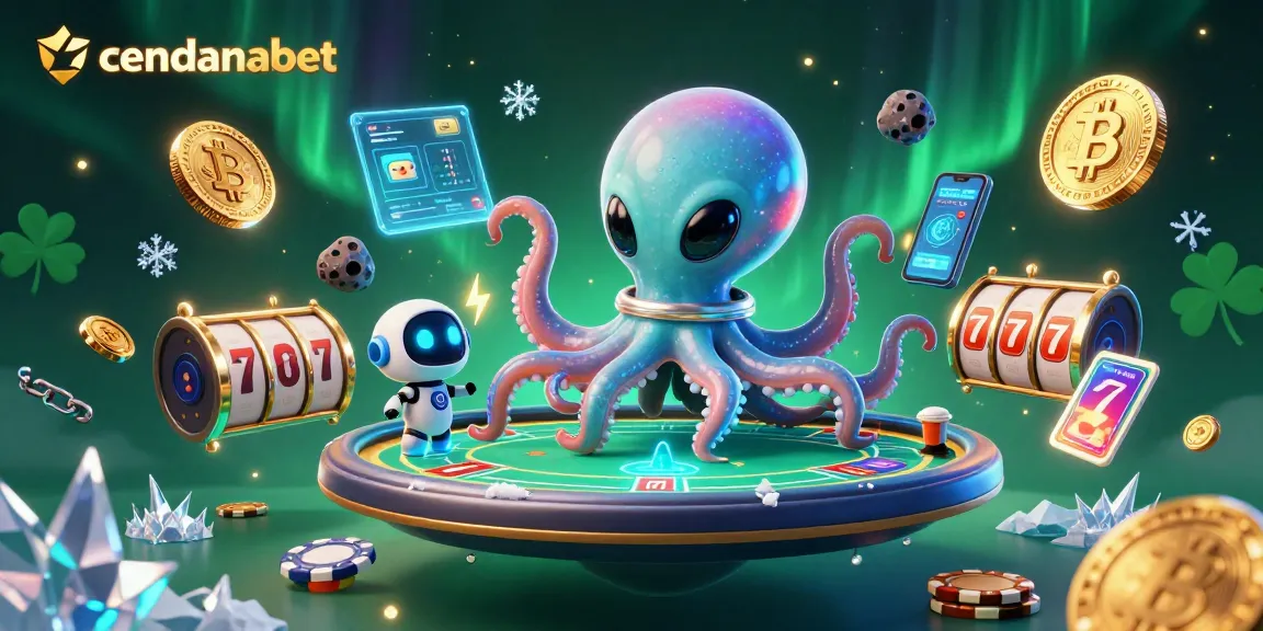 Experience thrilling gameplay with Cendanabet's dynamic interactive poker scene featuring alien characters.