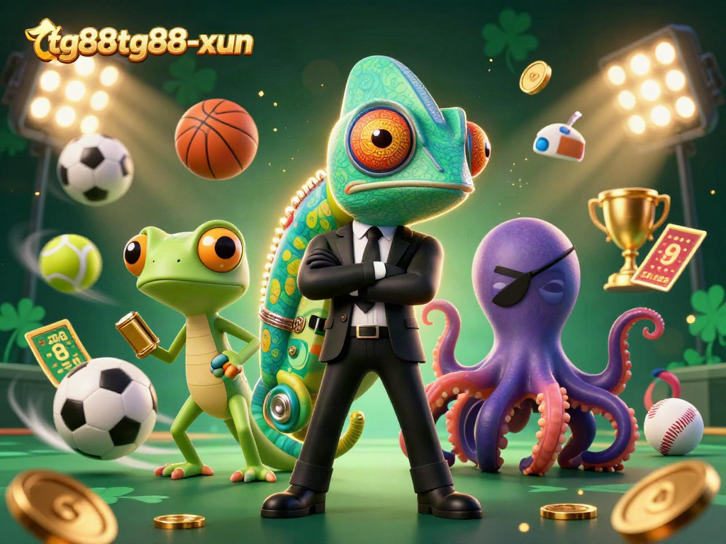 Engage in thrilling gameplay at tg88tg88-xun with vibrant sports-themed characters and dynamic motion.