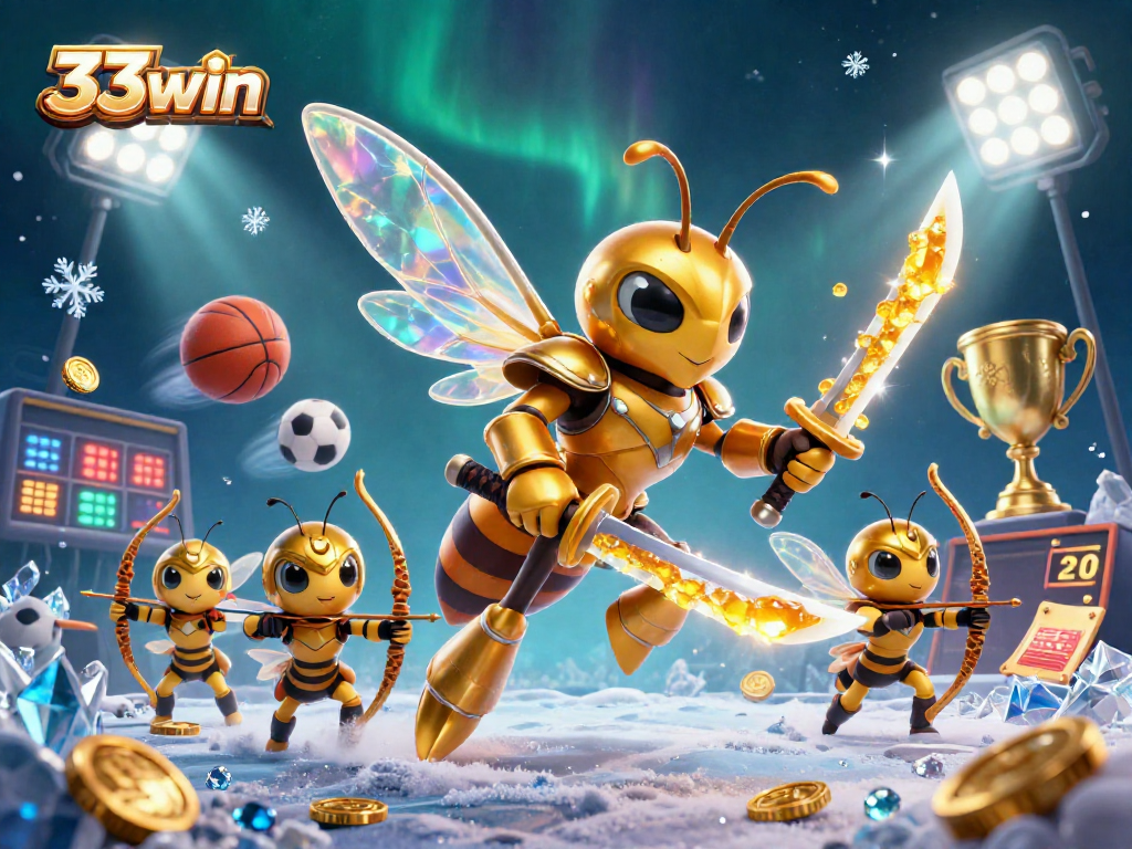 Experience thrilling action with 33win's vibrant casino adventure showcasing sports themes and dynamic elements.