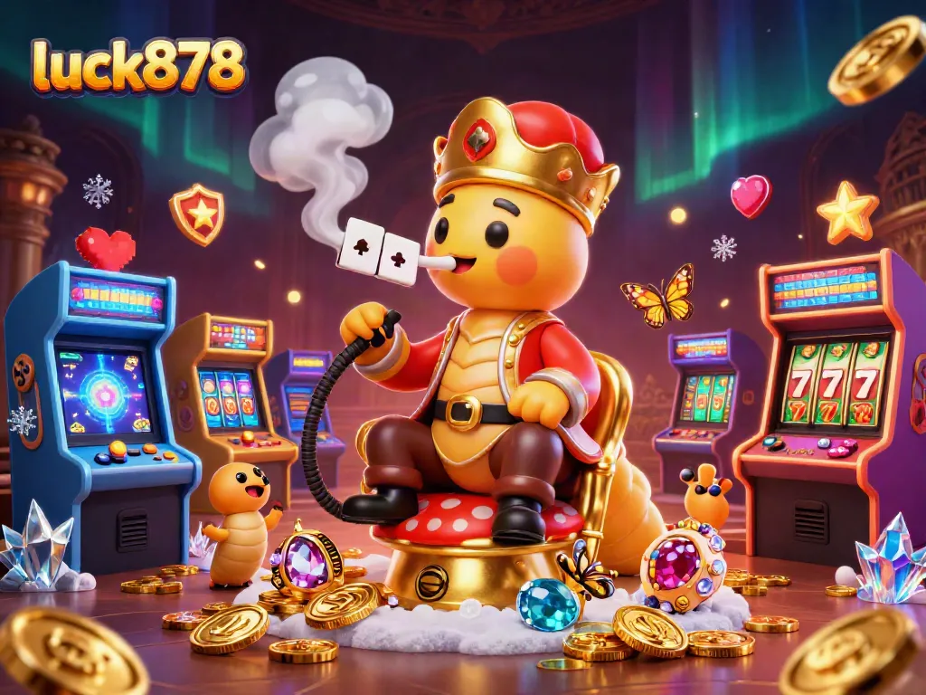 Engage at luck878 with thrilling casino visuals showcasing poker and slot elements.