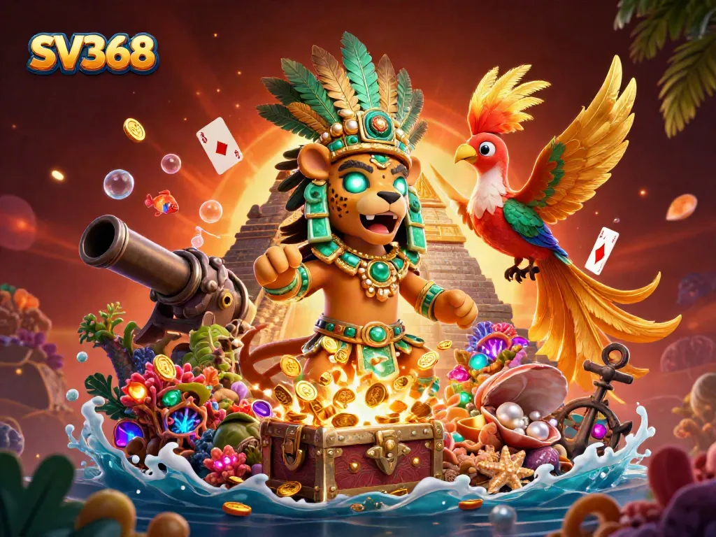 SV368 immerses players in lively casino adventures with vibrant 3D elements and dynamic gaming visuals.