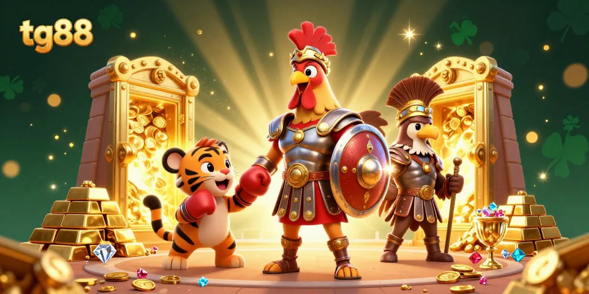 Experience thrilling action with tg88 in a vibrant casino arena bursting with treasure.