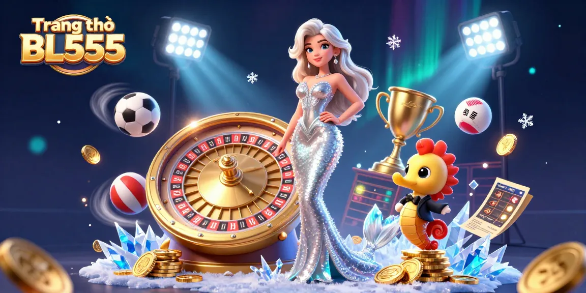 Experience thrilling action at Trang chủ BL555 with a glamorous roulette and vibrant gaming elements.