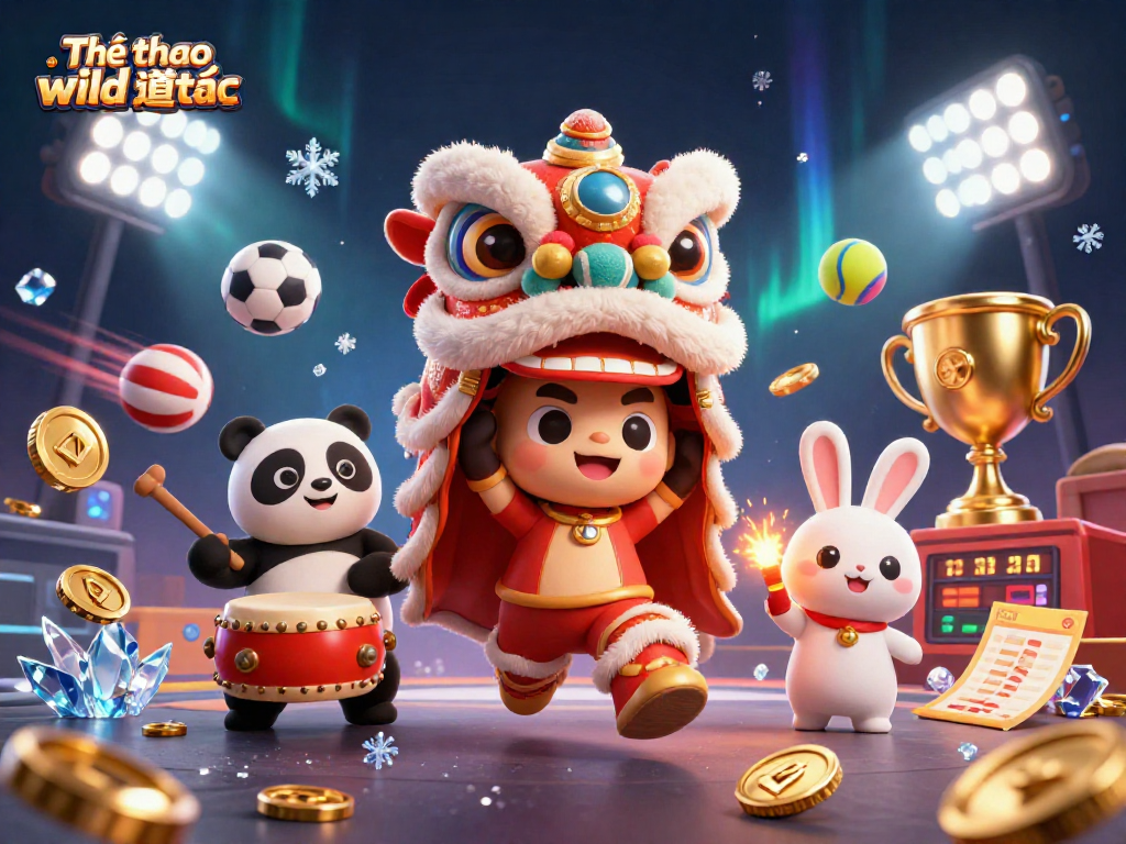 Engage in Thể thao wild đạo tặc with vibrant characters and dynamic gambling elements all around.