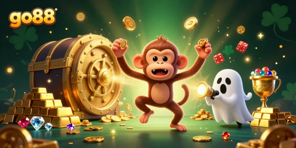 Experience magical moments with go88 in a bustling haunted casino full of treasure and luck.