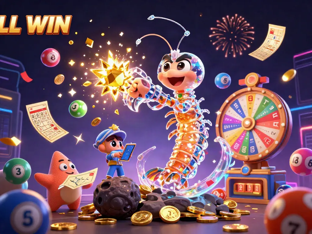 Engage in exciting gameplay at LL WIN with colorful lottery balls and festive visuals.