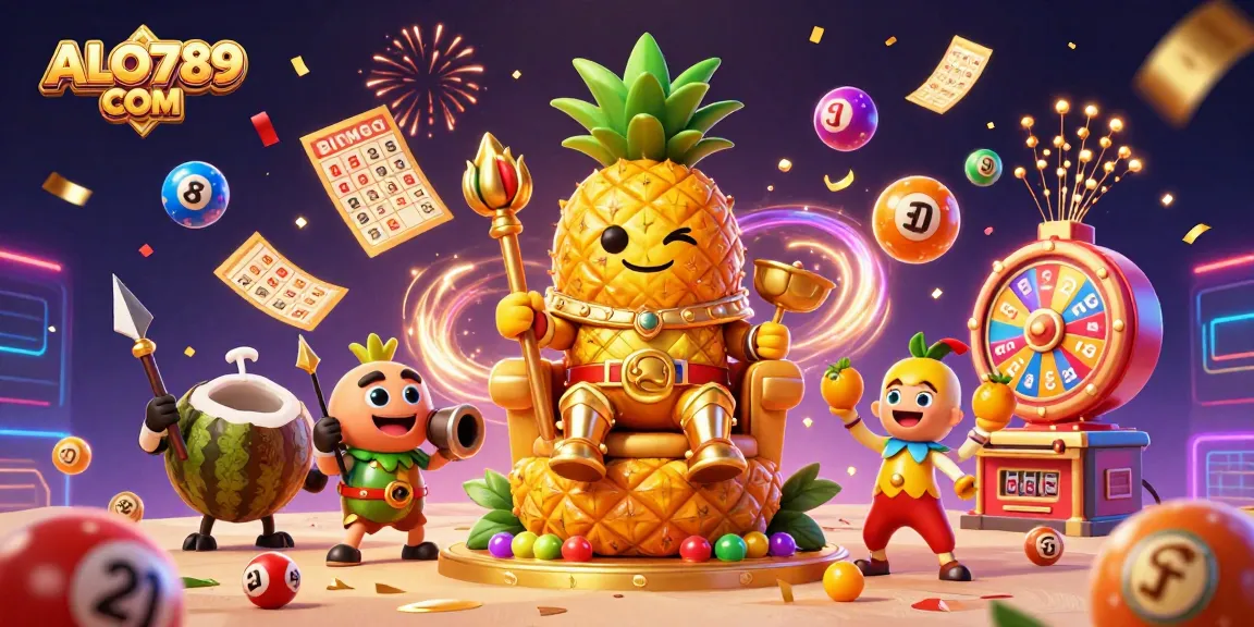 Join the gaming experience at ALO789 COM with vibrant characters and exciting casino elements.