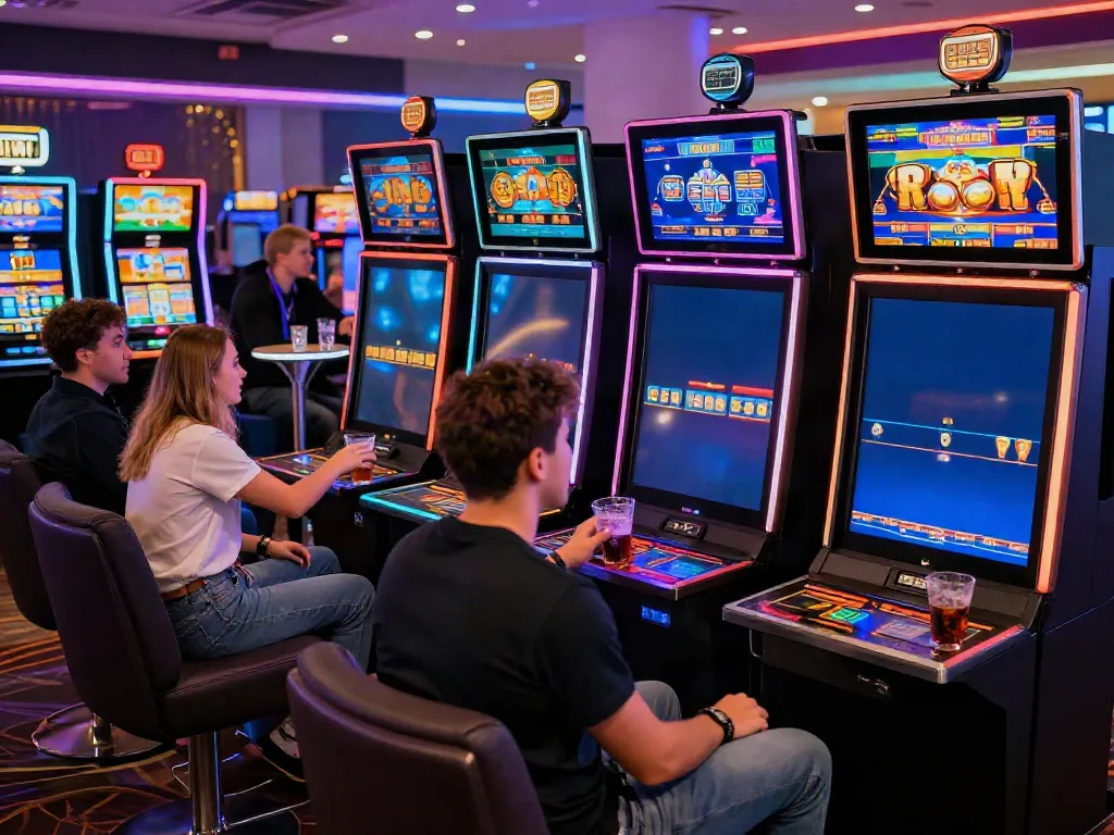 Exciting atmosphere of credit card casinos UK showcasing diverse players enjoying gaming experiences.