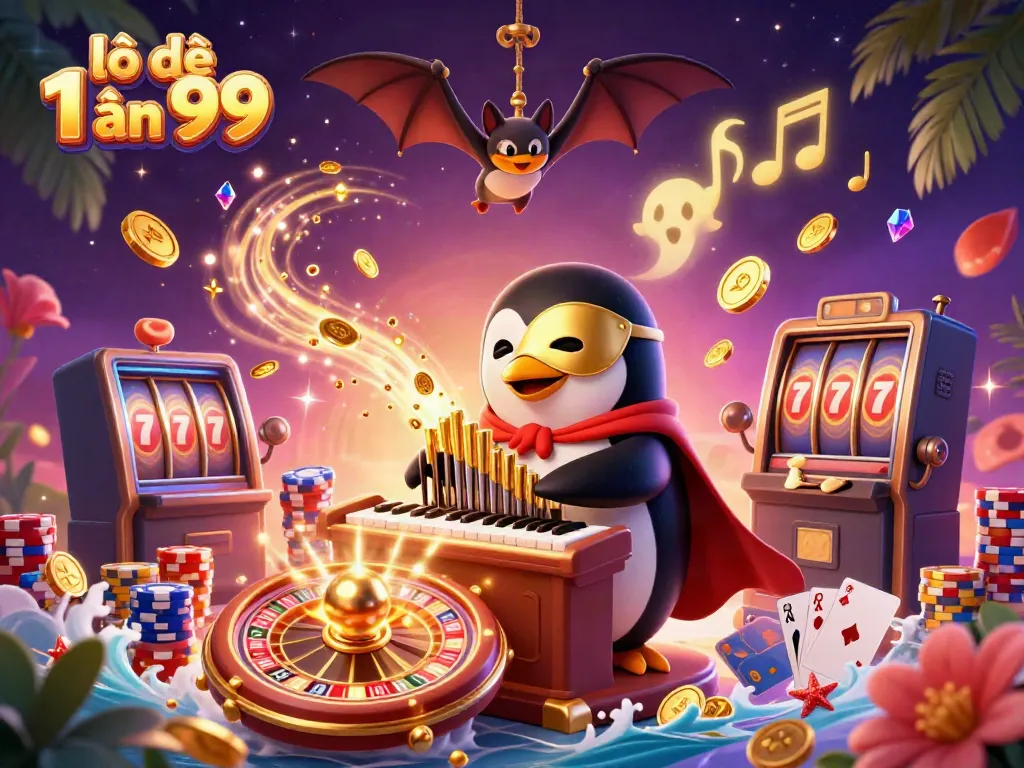 Join the excitement of lô đề 1 ăn 99 with a vibrant casino scene featuring thrilling game elements and rich visuals.