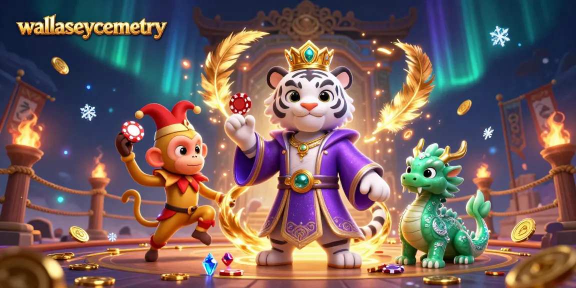 Engage with thrilling gambling action at wallaseycemetery with vibrant characters and dynamic casino elements.