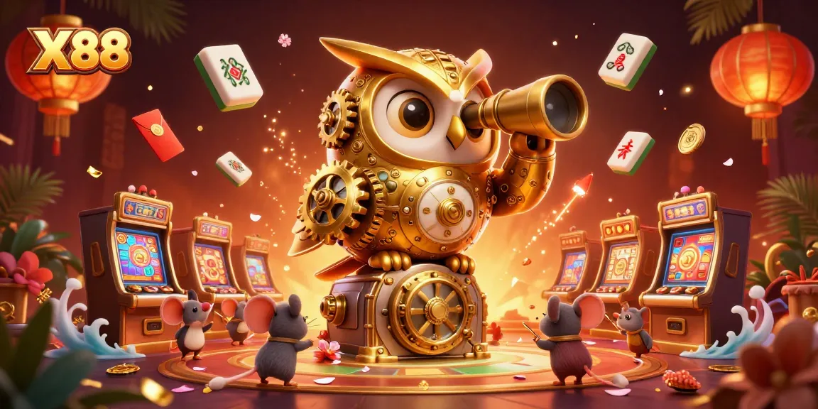 Experience thrilling gameplay at X88 with stunning visual scenes of animated casino excitement.