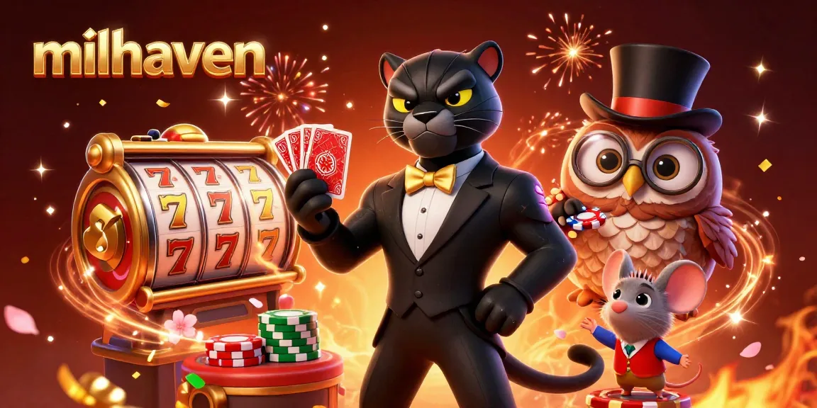 Experience top-tier gaming with milhaven’s vibrant and captivating 3D casino artwork featuring charming characters and dynamic elements.