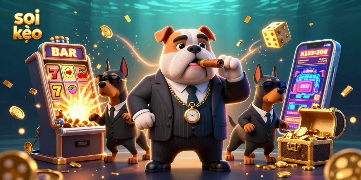 Experience the thrill of soi kèo with dynamic characters celebrating big wins at the casino