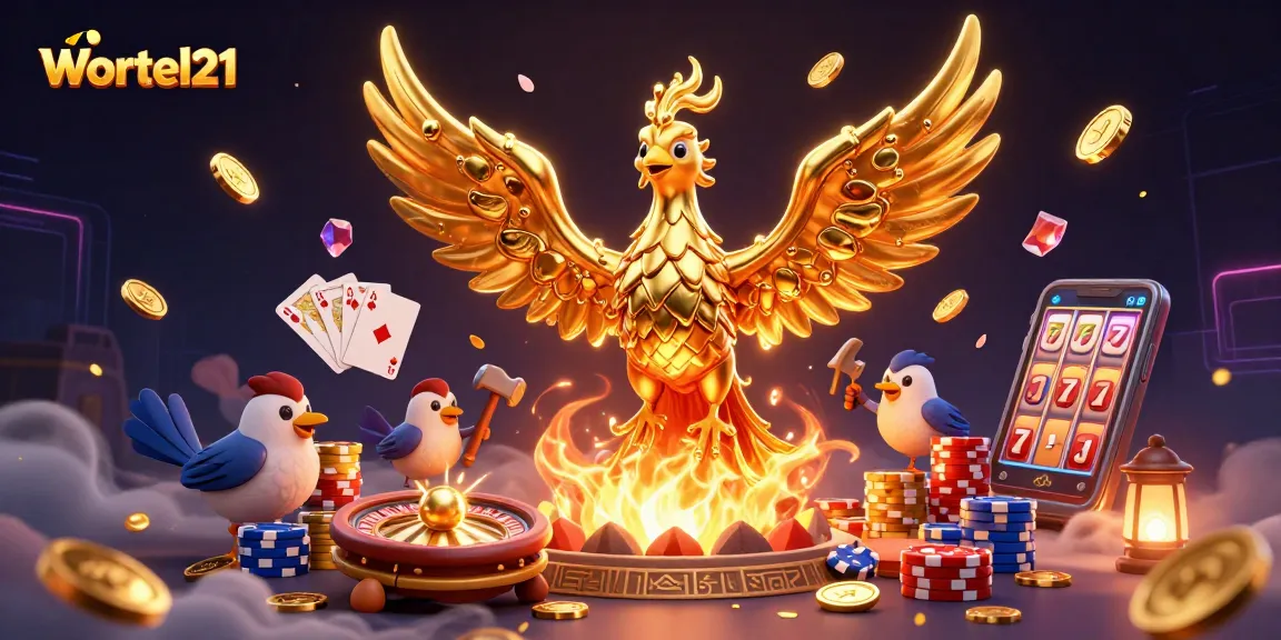 Experience excitement with Wortel21 as molten gold transforms into gaming treasures!