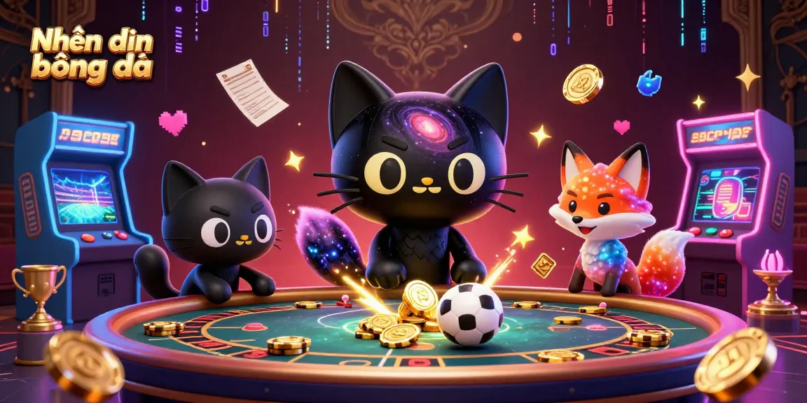 Engaging sports betting illustration showcasing Nhận định bóng đá with dynamic betting elements and vibrant characters.