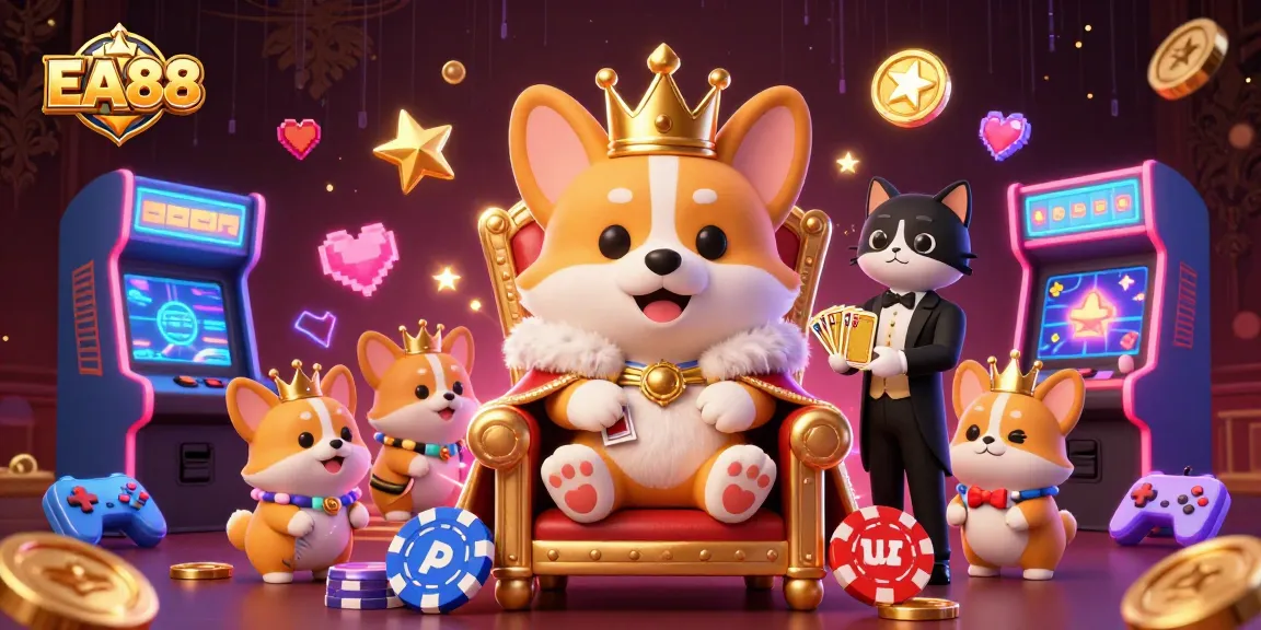 EA88 engages players with thrilling gaming experiences amidst vibrant slot machine excitement.